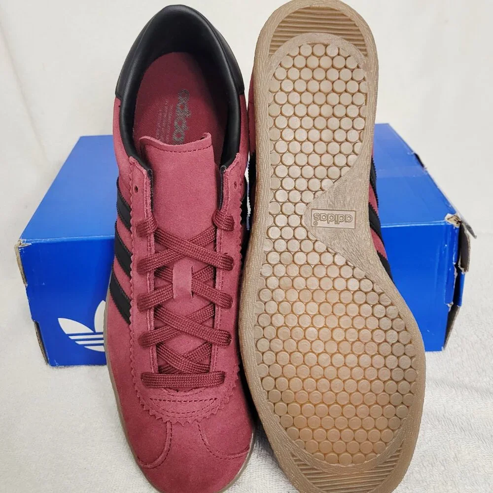 NWB- Adidas Originals STADT 'Burgundy' Casual Sneakers- Men- Size: 10 (JQ9009) - Picture 11 of 14
